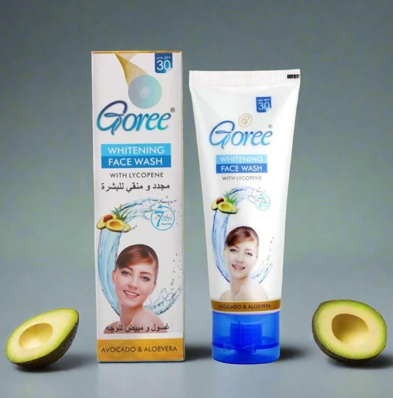 Goree Whitening Face Wash With Lycopene Avocado And Aloe Vera 70 ml - Image 4