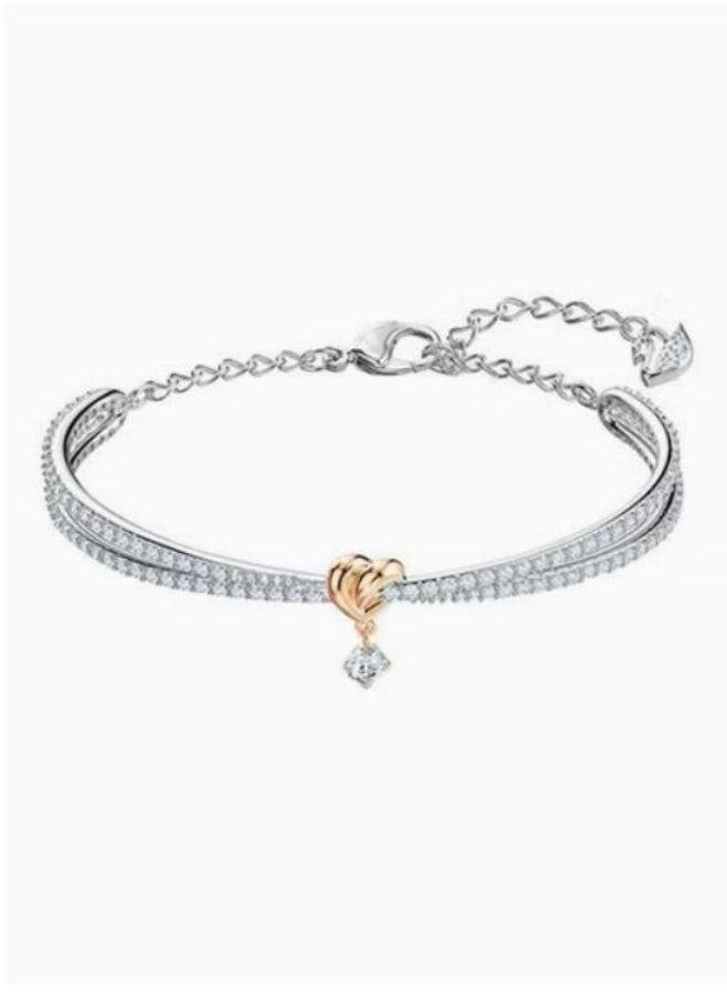Generic - Swarovski Elements Forever Heart Bracelet - Image 1