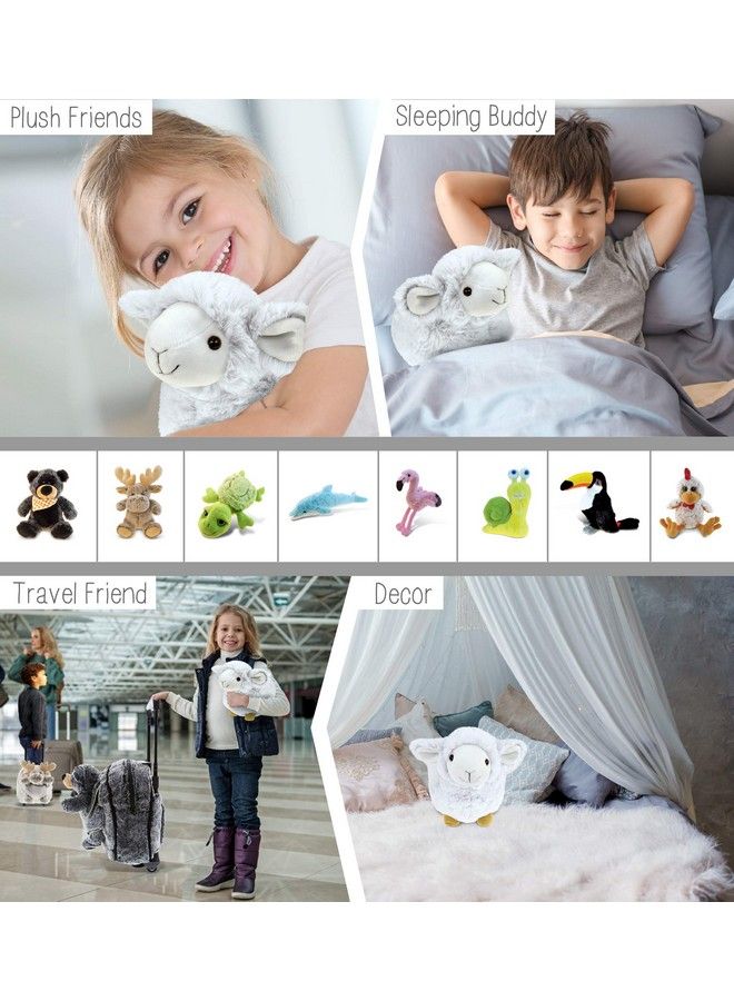 Puzzled Dollibu Sheep Super Soft Stuffed Animal Cute Realistic Stuffed Animals For Girls. Boys And Adults Animal Gifts Kids Zoo Farm Nursery Decor 11.5 Inches - Image 5