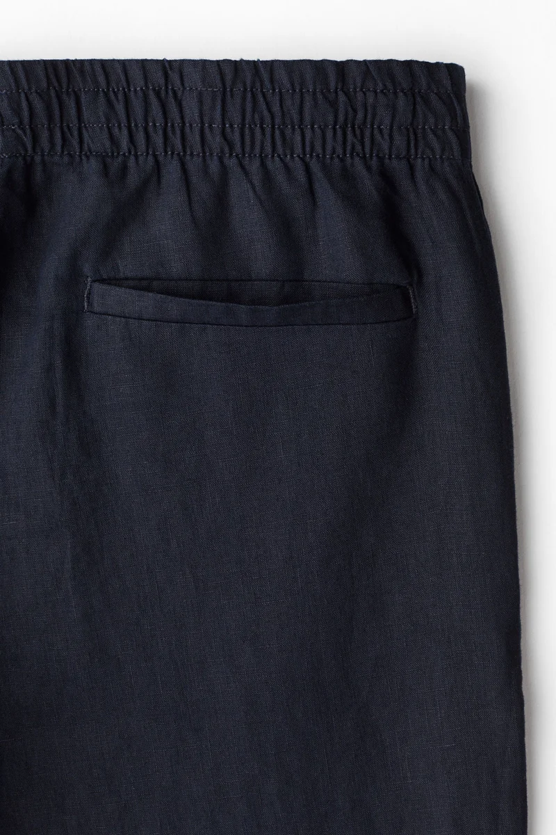 H&M  Regular Fit Linen trousers for Men | Best Price UAE