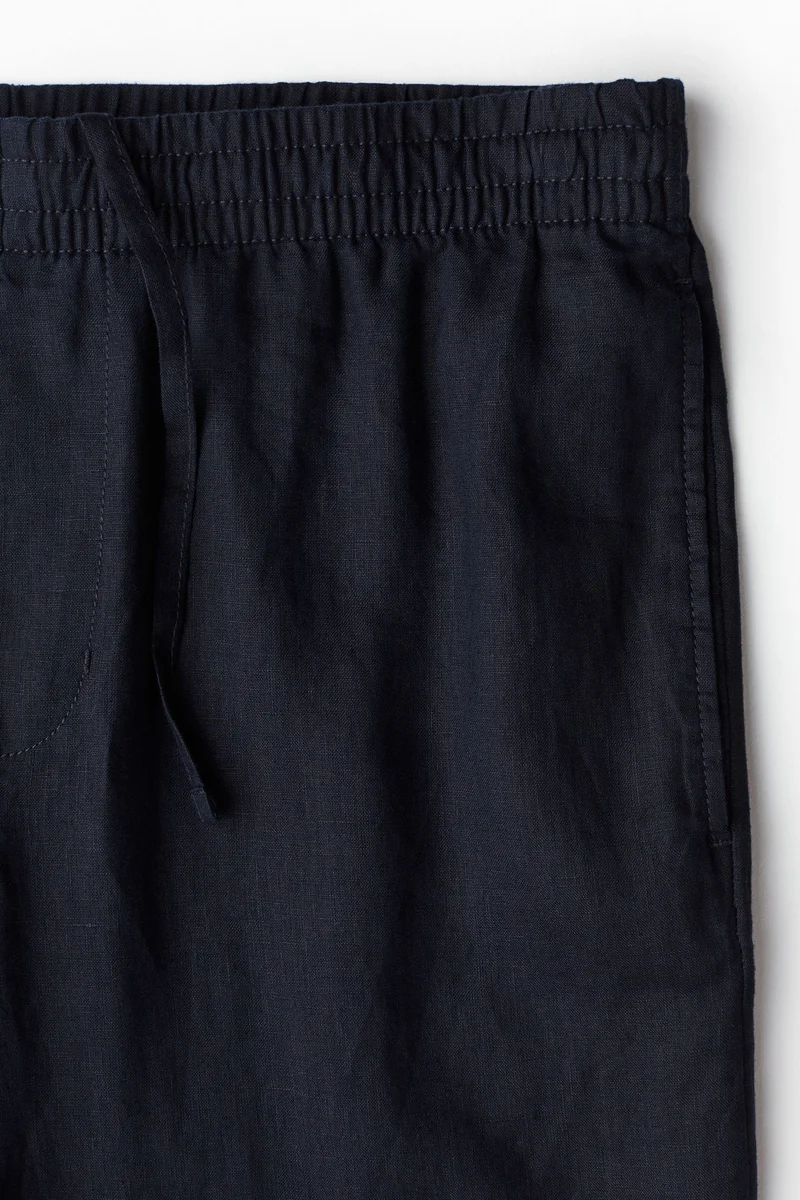 H&M  Regular Fit Linen trousers for Men | Best Price UAE
