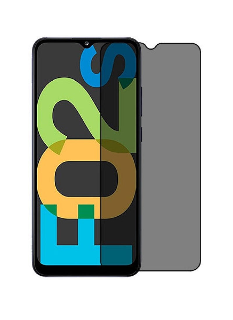 Super Tempered Glass Screen Protector Anti-Spy Privacy Designed For Samsung Galaxy F02s Full Screen Coverage And Bubble Free - Image 1