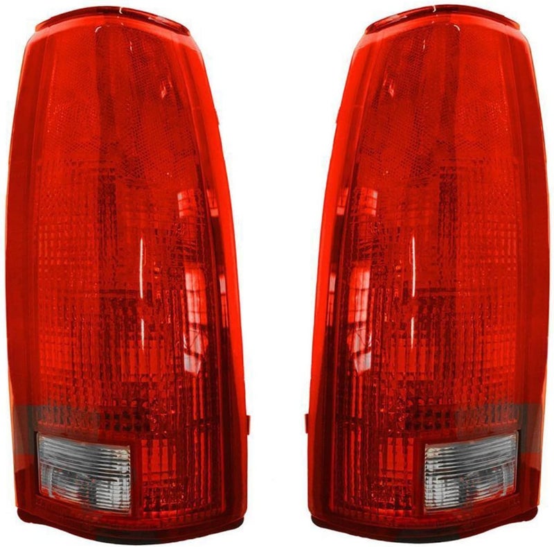 RAREELECTRICAL Tail Light Lens and Housing Pair for Chevrolet GMC K1500 K2500 - Image 1