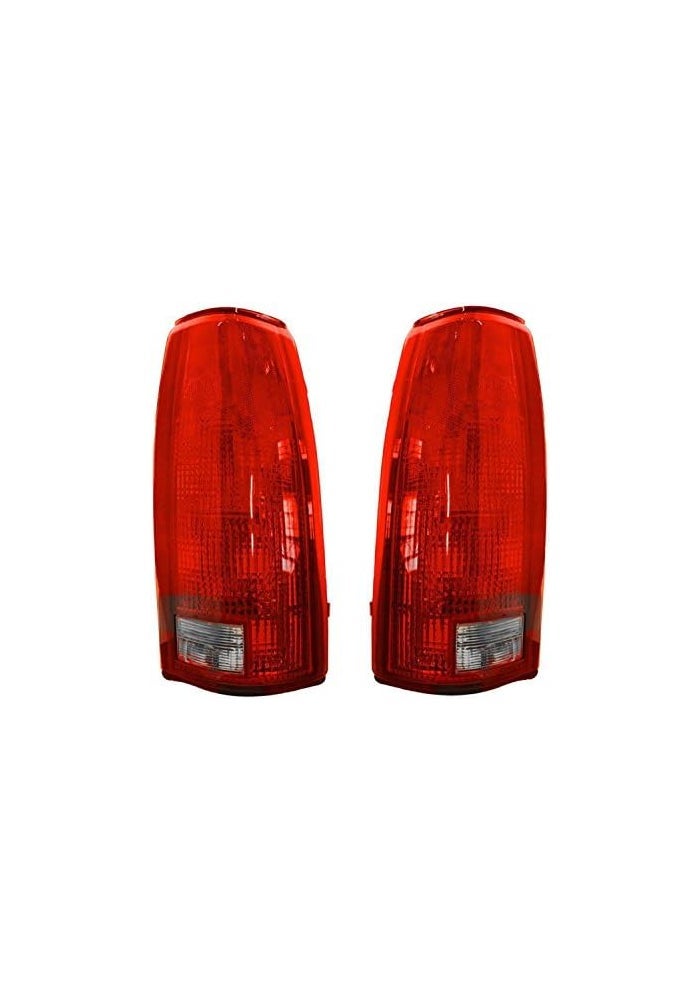 RAREELECTRICAL Tail Light Lens and Housing Pair for Chevrolet GMC K1500 K2500 - Image 3