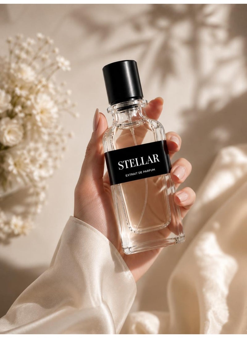 فاليسكو ستيلار إكستريت دي بارفيوم 50 مل – عطر زهري أبيض عنبري خشبي مع زهر البرتقال للرجال والنساء، طويل الثبات - Image 4