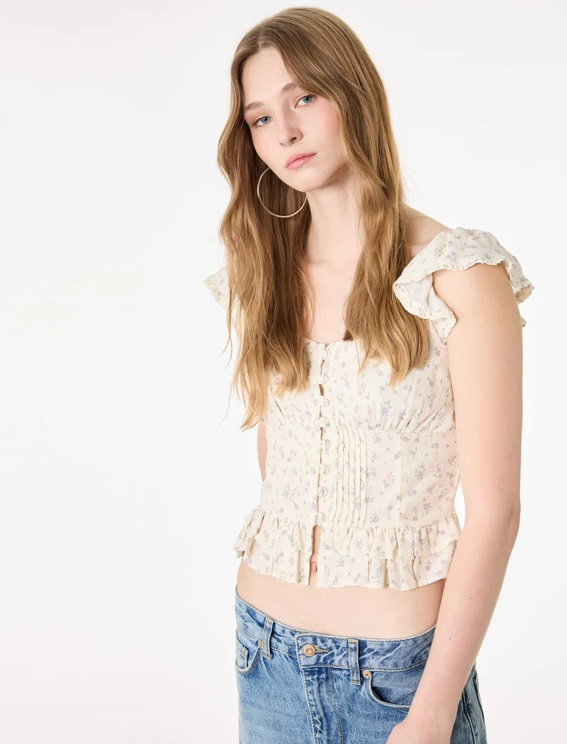 كوتون Teenage Blouse Ss