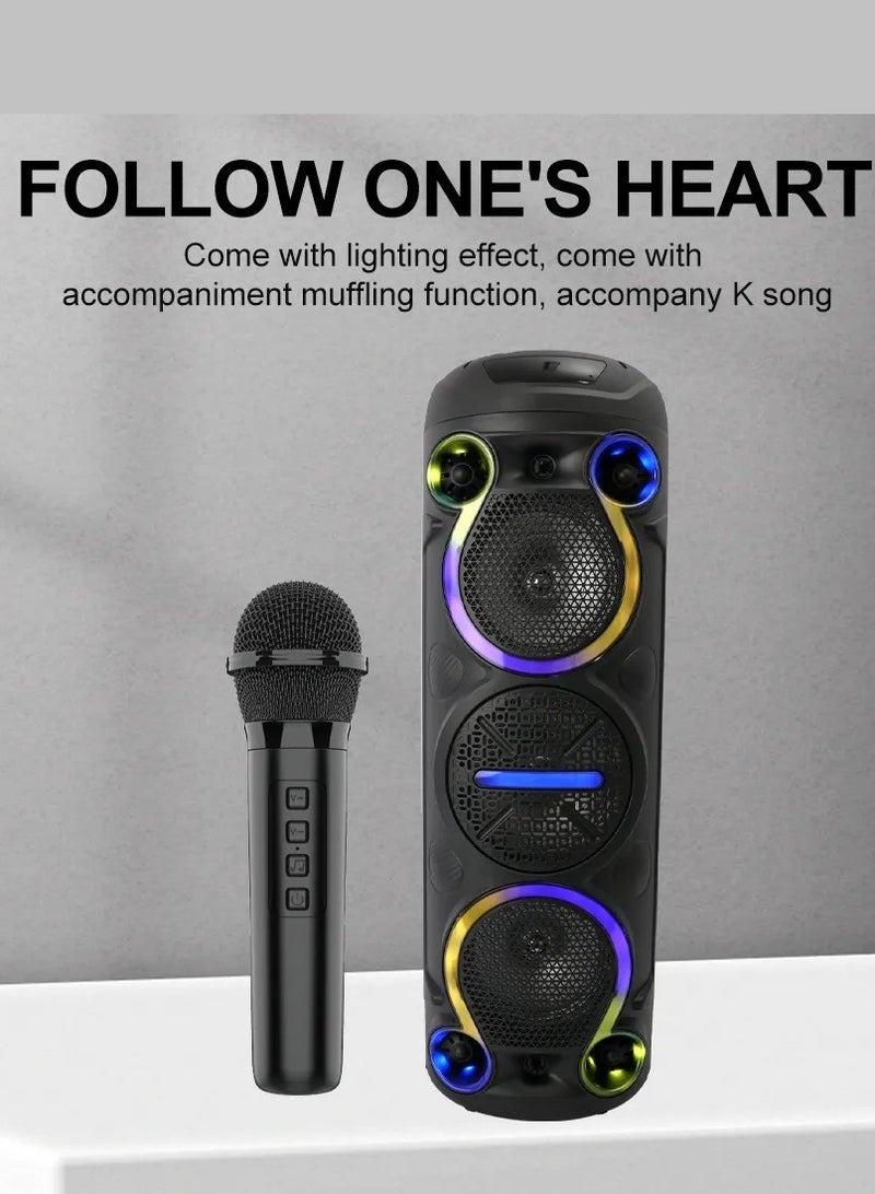singe Wireless Bluetooth Speaker, Stereo Sound, FM Radio, TF Memory, USB Input, Mic Input rechargeable  - Image 3