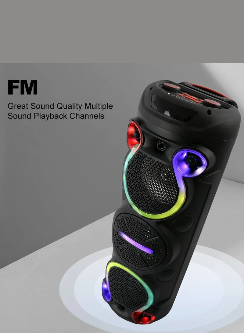 singe Wireless Bluetooth Speaker, Stereo Sound, FM Radio, TF Memory, USB Input, Mic Input rechargeable  - Image 4