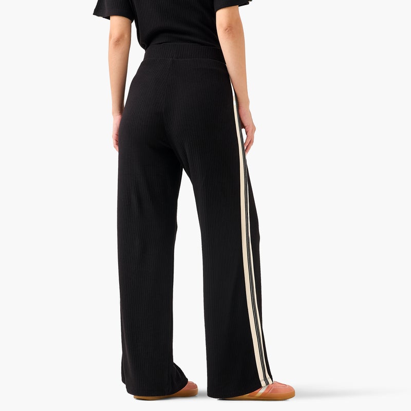 SP Characters Mid-Rise Polyester Blend Track Pants with Felix Embroidery - Image 4