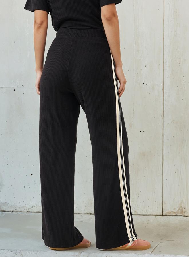 SP Characters Mid-Rise Polyester Blend Track Pants with Felix Embroidery - Image 3