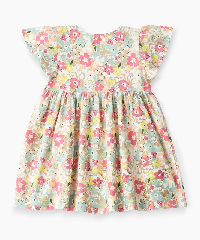 JELLIENE GIRLS MAKE YOUR LITTLE ONE LOOK EXTRA ADORABLE WITH THIS CHARMING INFANT FLORAL DRESS. - Image 2
