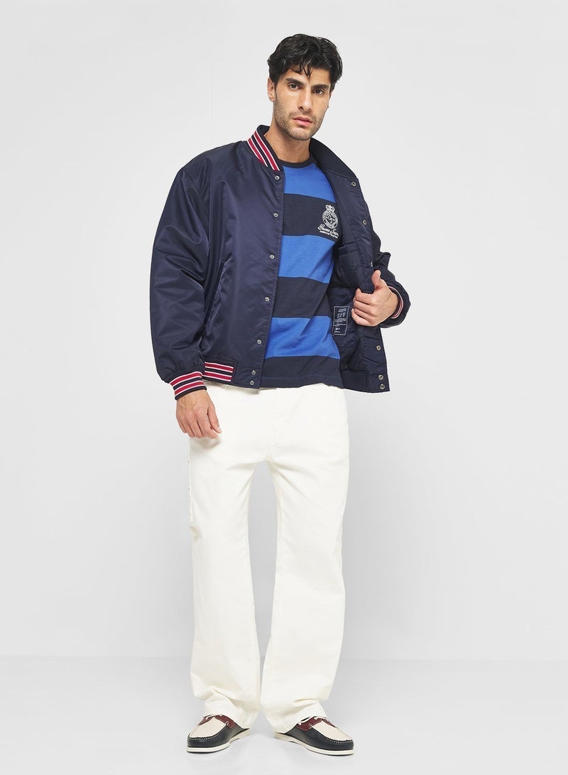 GUESS Stripe Crew Neck T-Shirt - Image 4