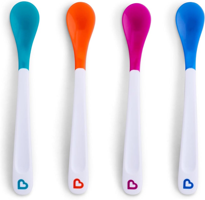 Munchkin White Infant Safety Spoons, Multicolour, Pack of 4 -  Assorted - Image 3