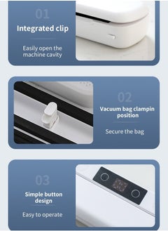 DUNISO Vacuum Sealer Machine Automatic Seal a Meal Vacuum Sealer Machine Bag Sealer  Multi Portable Vacuum  - Image 3