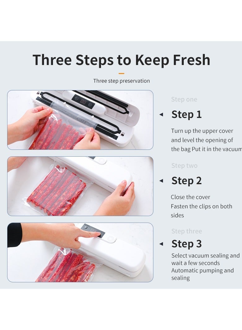DUNISO Vacuum Sealer Machine Automatic Seal a Meal Vacuum Sealer Machine Bag Sealer  Multi Portable Vacuum  - Image 4