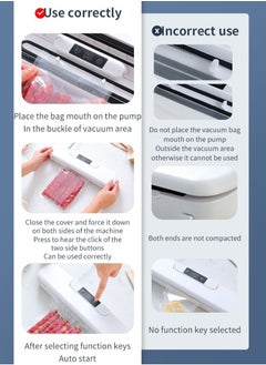 DUNISO Vacuum Sealer Machine Automatic Seal a Meal Vacuum Sealer Machine Bag Sealer  Multi Portable Vacuum  - Image 5