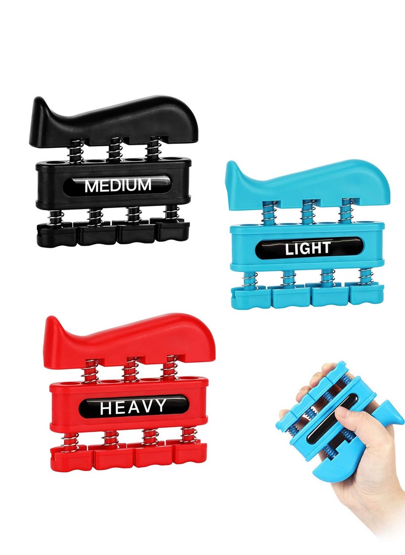 Adando - Finger Exerciser 3 In 1 Finger Strengthener Hand Grip Workout Equipment For Musician Rock Climbing Or Therapy For Forearm And Finger Strengthener - Image 1