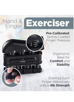 Adando Finger Exerciser 3 In 1 Finger Strengthener Hand Grip Workout Equipment For Musician Rock Climbing Or Therapy For Forearm And Finger Strengthener  - Image 3