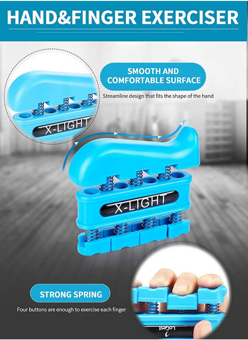 Adando - Finger Exerciser 3 In 1 Finger Strengthener Hand Grip Workout Equipment For Musician Rock Climbing Or Therapy For Forearm And Finger Strengthener - Image 1