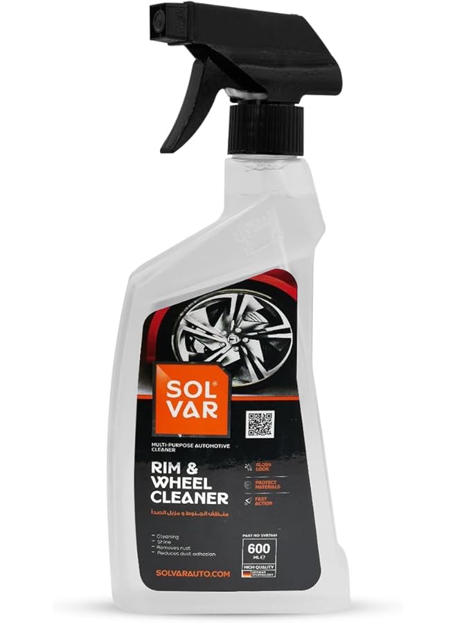 Generic Rim & Wheel Cleaner 600Ml – Fast-Acting Formula For Removing Brake Dust, Oil, Dirt, And Grime – Safe For Chrome, Alloy, Polished, And Painted Wheels  - Image 1