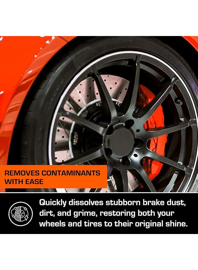 Generic Rim & Wheel Cleaner 600Ml – Fast-Acting Formula For Removing Brake Dust, Oil, Dirt, And Grime – Safe For Chrome, Alloy, Polished, And Painted Wheels  - Image 5