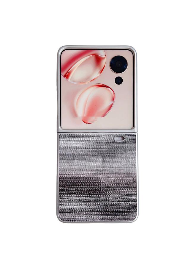 erorex Case For Honor Magic V Flip Illusory Color Leather Texture PC Phone Case - Image 1