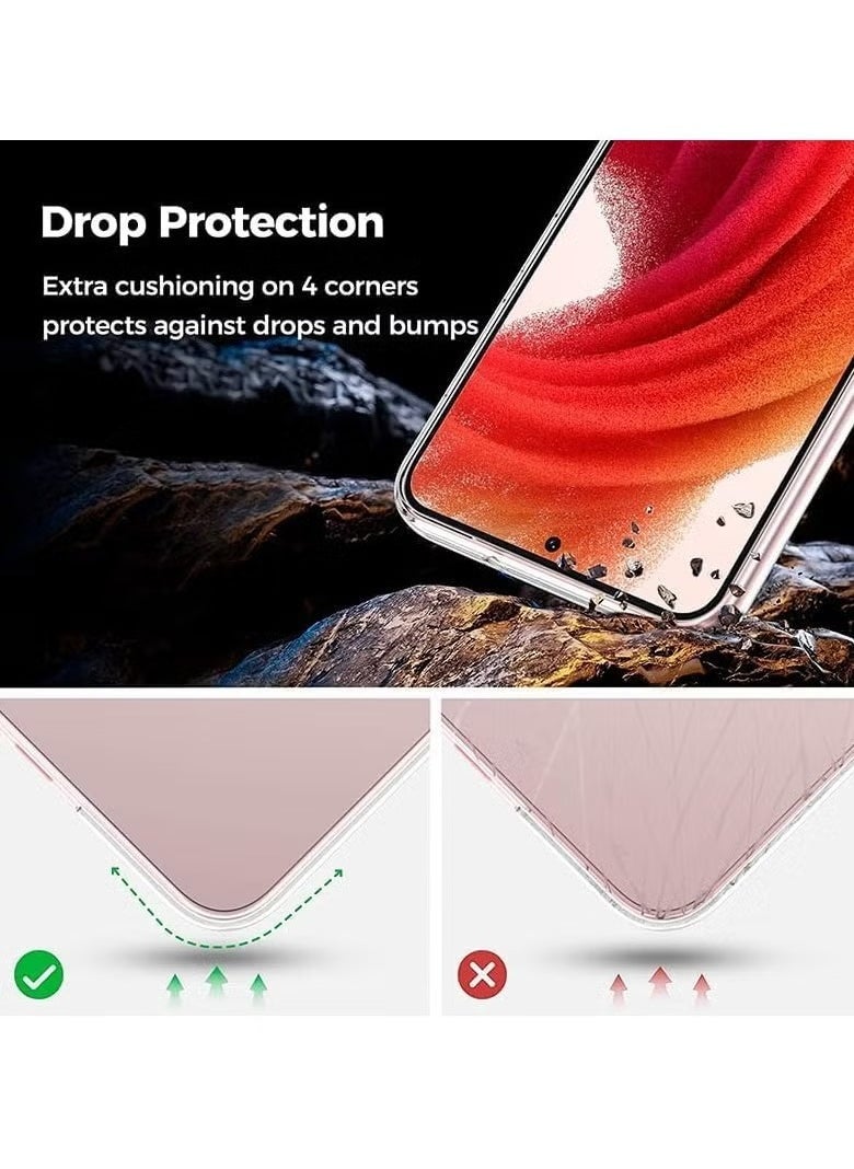 Raxoom Samsung S24 Plus Clear Slim Thin Flexible TPU Case â€“ Scratch-Resistant Gel Rubber Soft Silicone Protective Cover - Image 2