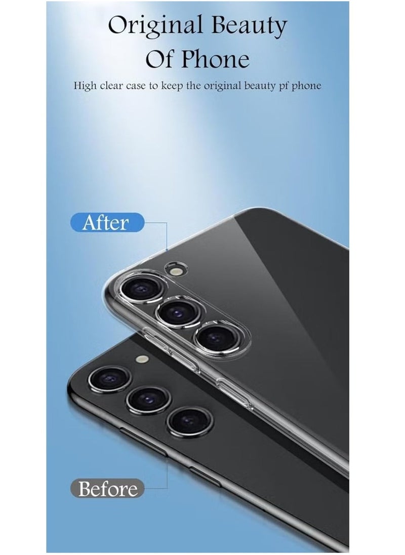 Raxoom Samsung S24 Plus Clear Slim Thin Flexible TPU Case â€“ Scratch-Resistant Gel Rubber Soft Silicone Protective Cover - Image 3