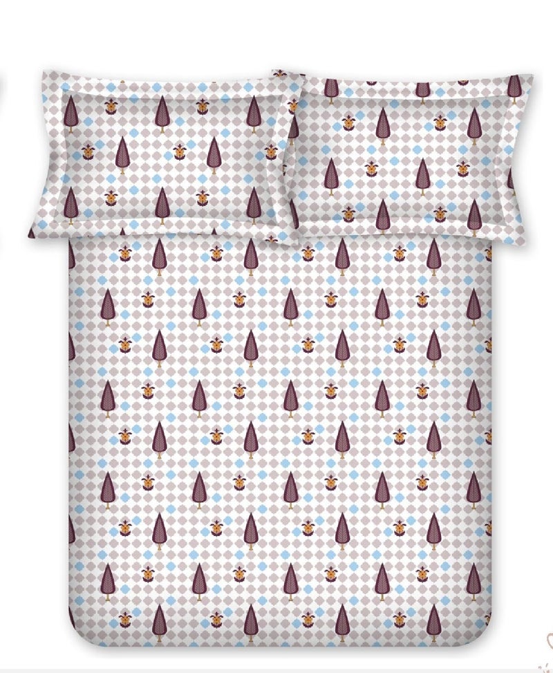 Bombay Dyeing Cardinal Collection Queen Size Bedsheet 120 TC, 100% Pure Cotton Premium Bedsheet with 2 Pillow Covers | 2.24 M X 2.54 M | - Image 4