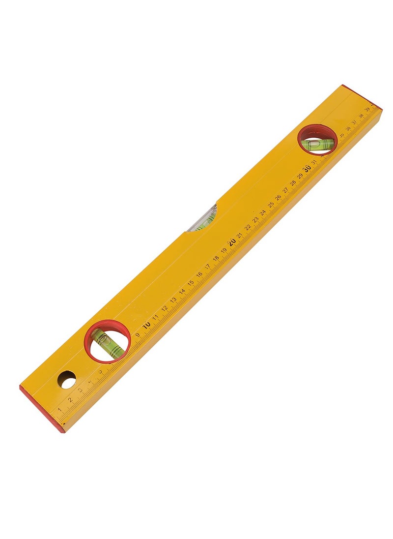LAWAZIM Aluminum Spirit Level for accurate readings Designed decoration and home furnishings such as measuring locations on a wall space between hangers the nails Yellow  - Image 2