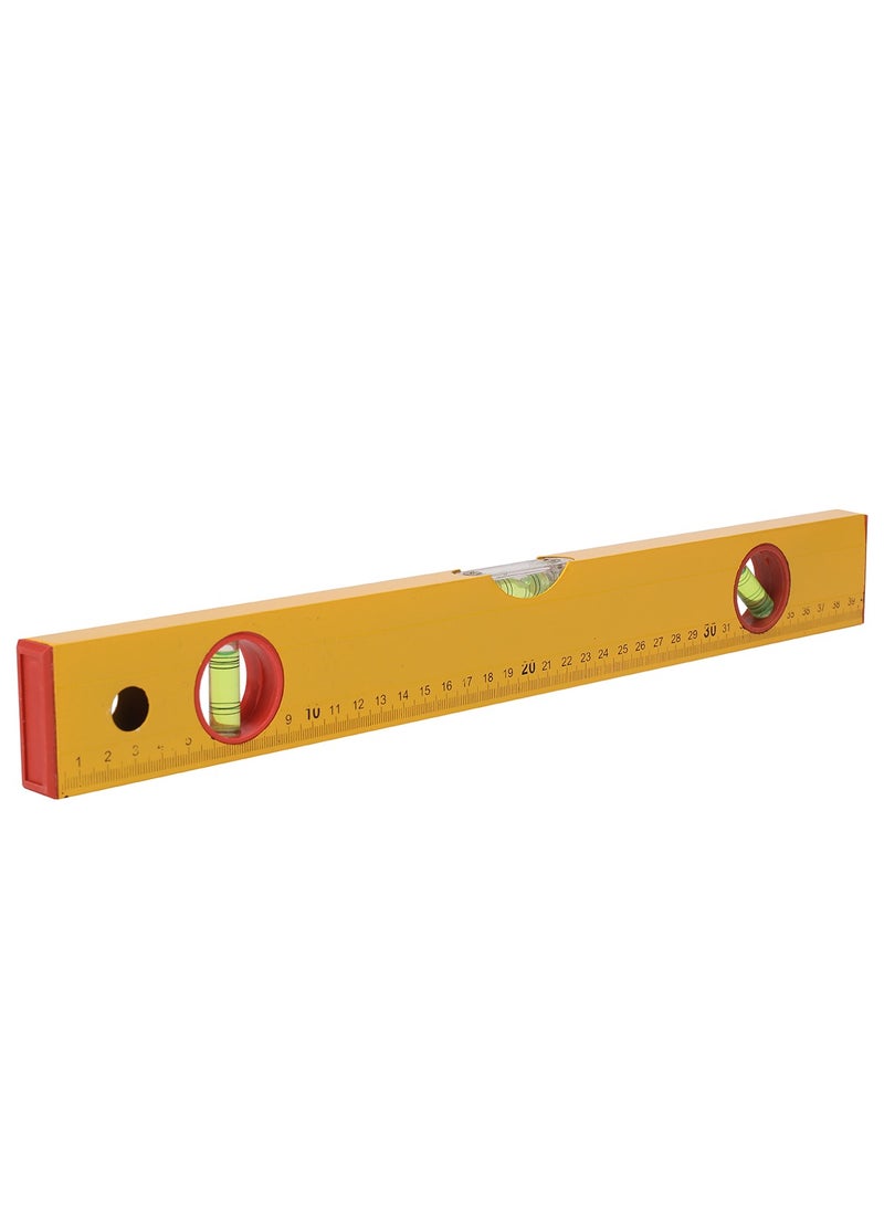 LAWAZIM Aluminum Spirit Level for accurate readings Designed decoration and home furnishings such as measuring locations on a wall space between hangers the nails Yellow  - Image 3