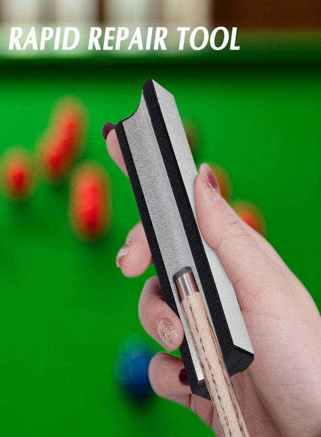 SAMIQU Pool Cue Tips Shaper - Multifunctional Pool Stick Rapid Repair Tool and Polish - Billiards Accessories for Every Enthusiast - Image 4