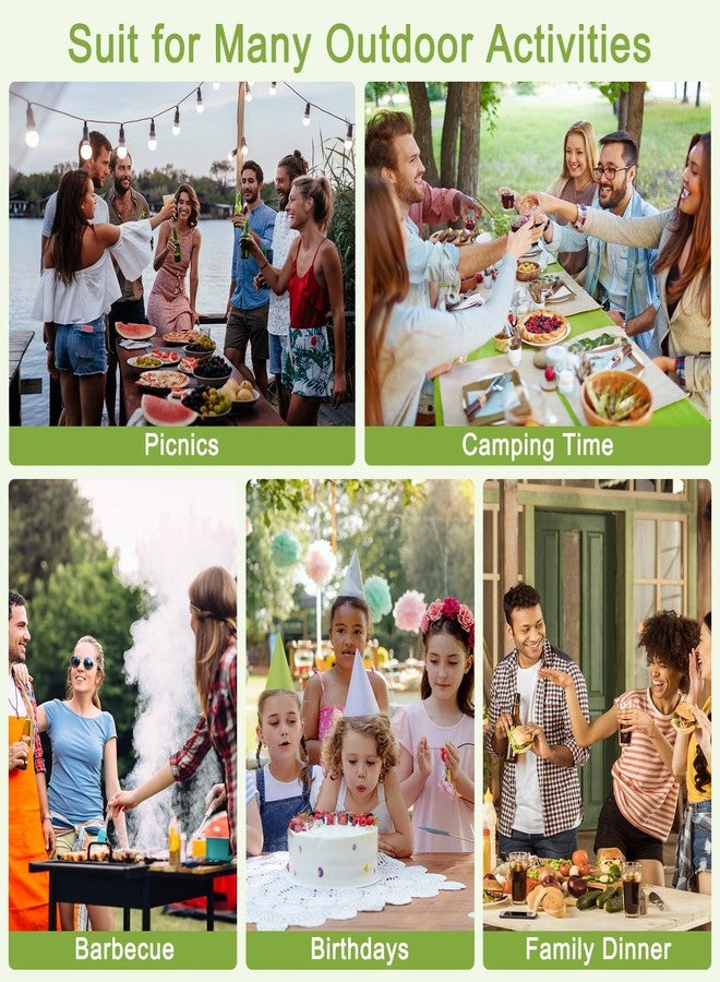 pickyNproud Picnic Table Cover with Bench Covers Camping Tablecloth with Storage Bag Windproof Waterproof Picnic Table Covers with Elastic for Camping - Image 5