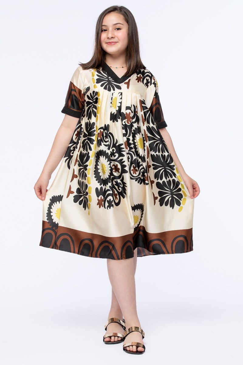 RINA printed girl dress - Image 1