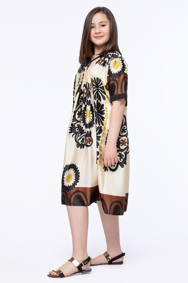 RINA printed girl dress - Image 3