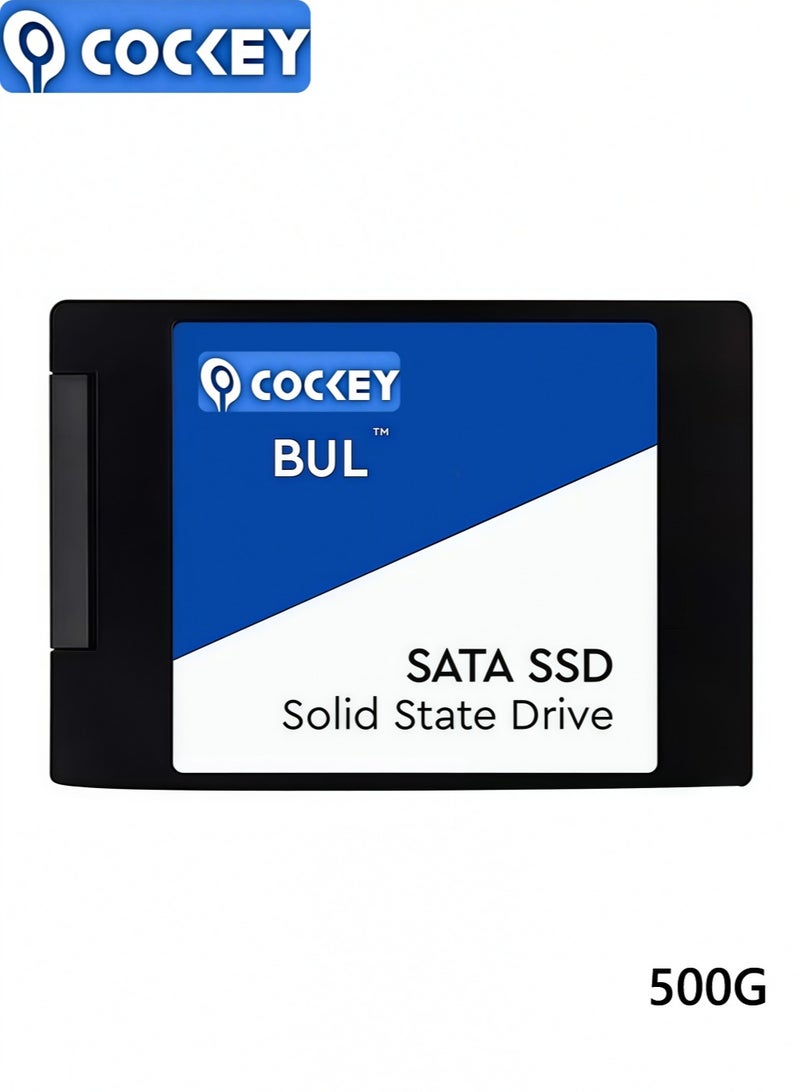 COCKEY 500GB 3D NAND SATA 2.5-inch SSD Internal Solid State Drive for laptops and Desktops SSD500 GB - Image 1