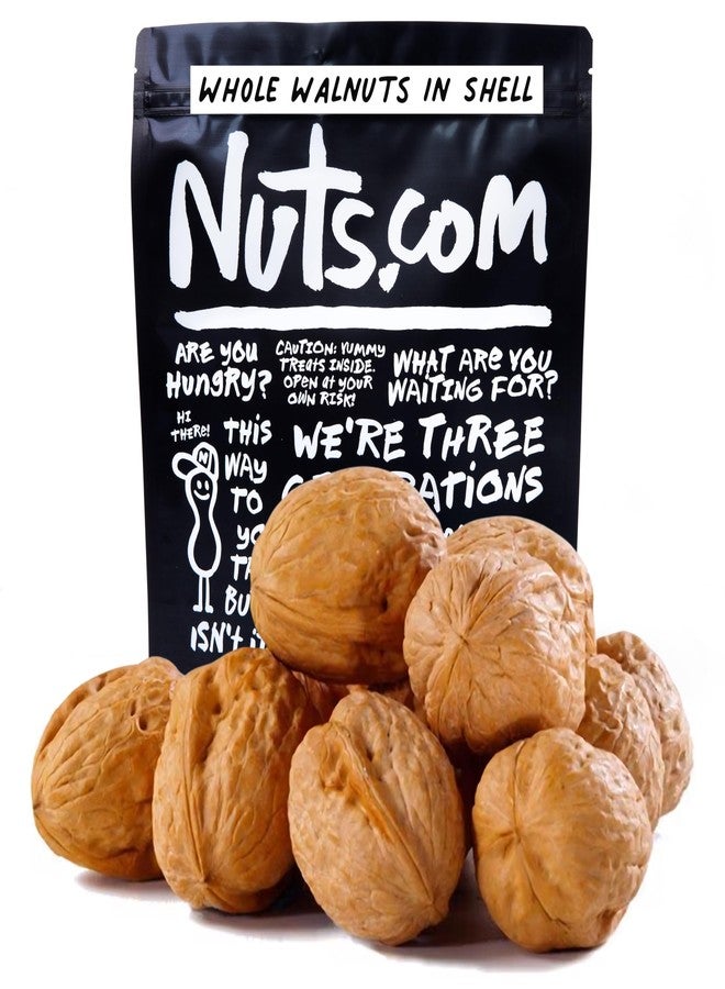 Nuts.com Whole Walnuts in Shell, 2 lbs – Fresh Unshelled Raw Walnuts with Buttery, Nutty Flavor - Image 1