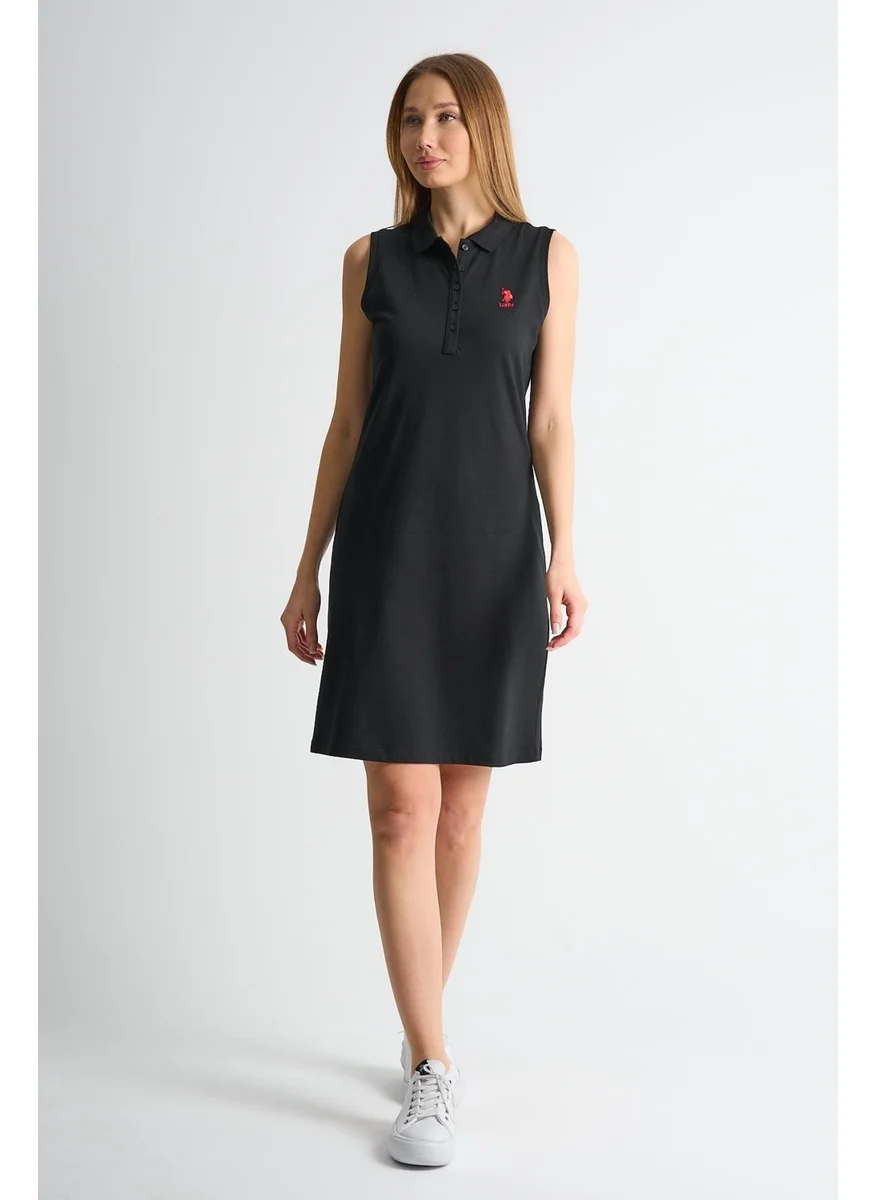 Alexander Gardi Alexandergardi Polo Collar Button Detail Sleeveless Dress