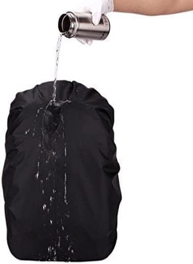 Quebers Rain Cover Waterproof Bag Backpack Rain Polyester Plain Bags for Rainy Days Laptop and Backpacks Protect School Luggage Rain-Guard Elastic Adjustable (Pack of 2) - Image 4