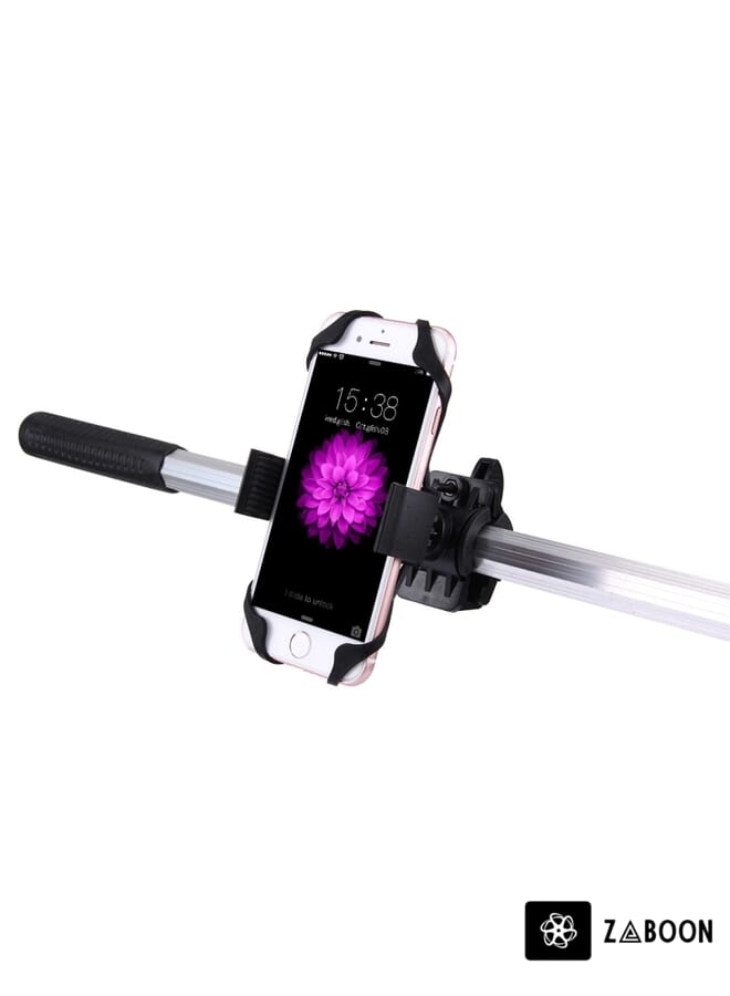 Zaboon 360 Degree Rotation Bicycle Phone Holder with Flexible Stretching Clip Protective Case Cover For iPhone 7 & 7 Plus / iPhone 6 & 6 Plus / iPhone 5 & 5C & 5s - Image 5