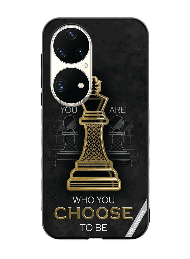 VR CREATIVE Protective Case Cover For Huawei P50 Pro You Are Who You Choose To Be Design Multicolour - Image 1