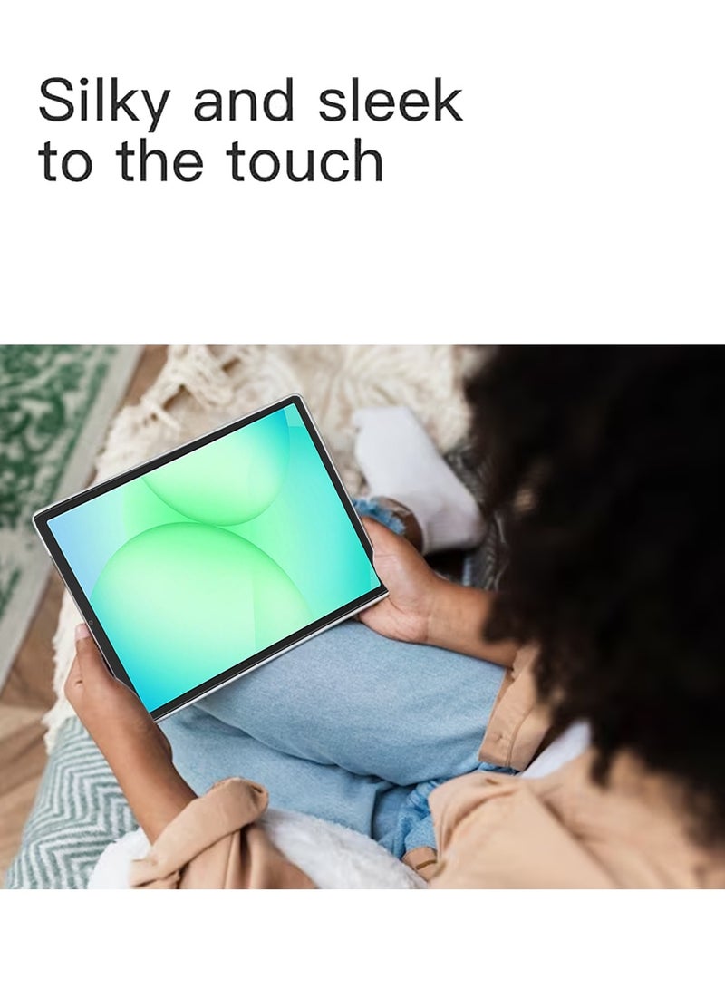 جيماكس غطاء حقيبة فليب من الجلد PU المغناطيسي لسامسونج جالكسي تاب A11+ 2025 (11.0 بوصة) (TCFPSR) - أسود - Image 5