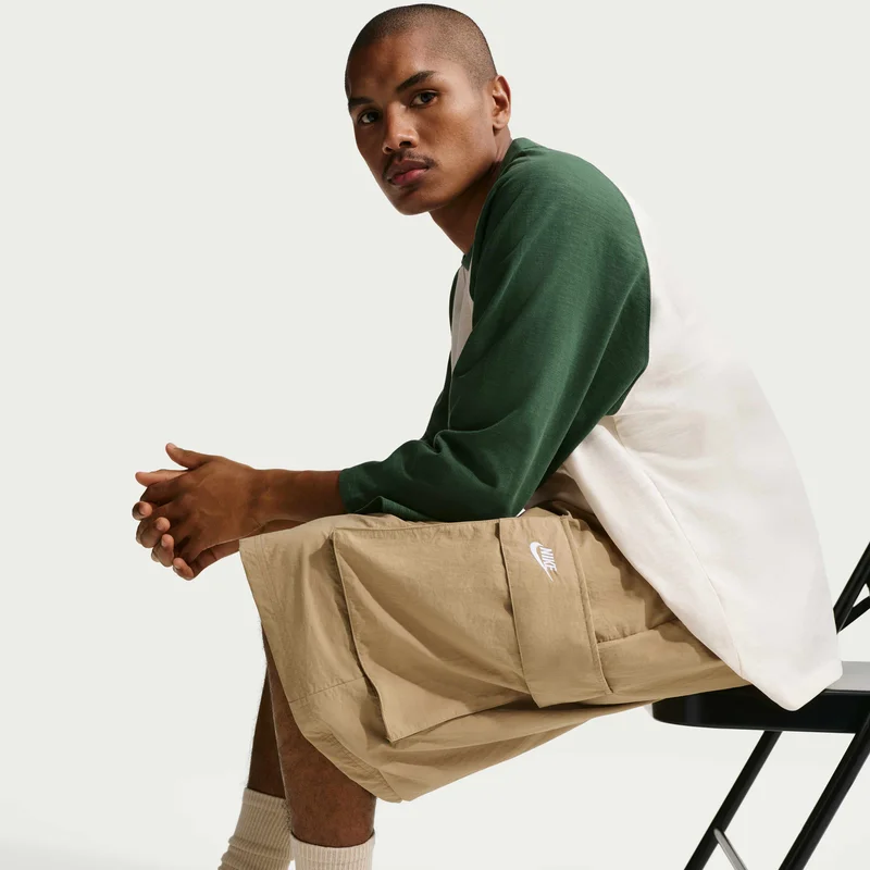 Nike Brown Men's Sportswear Club Cargo Shorts for Men | Best Price UAE