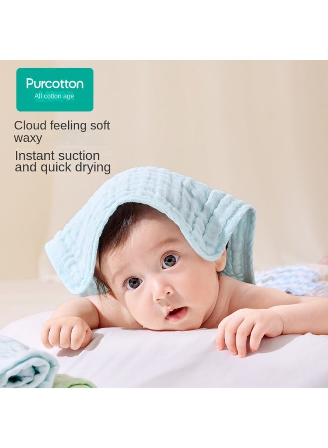 purcotton Cotton】multi-layer Gauze Handkerchiefs For Infants, Baby Face Towels, And Drool Bibs - Image 3