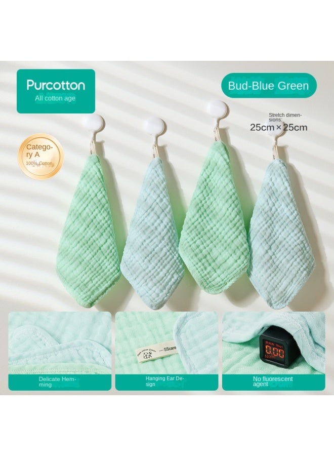 purcotton Cotton】multi-layer Gauze Handkerchiefs For Infants, Baby Face Towels, And Drool Bibs - Image 2