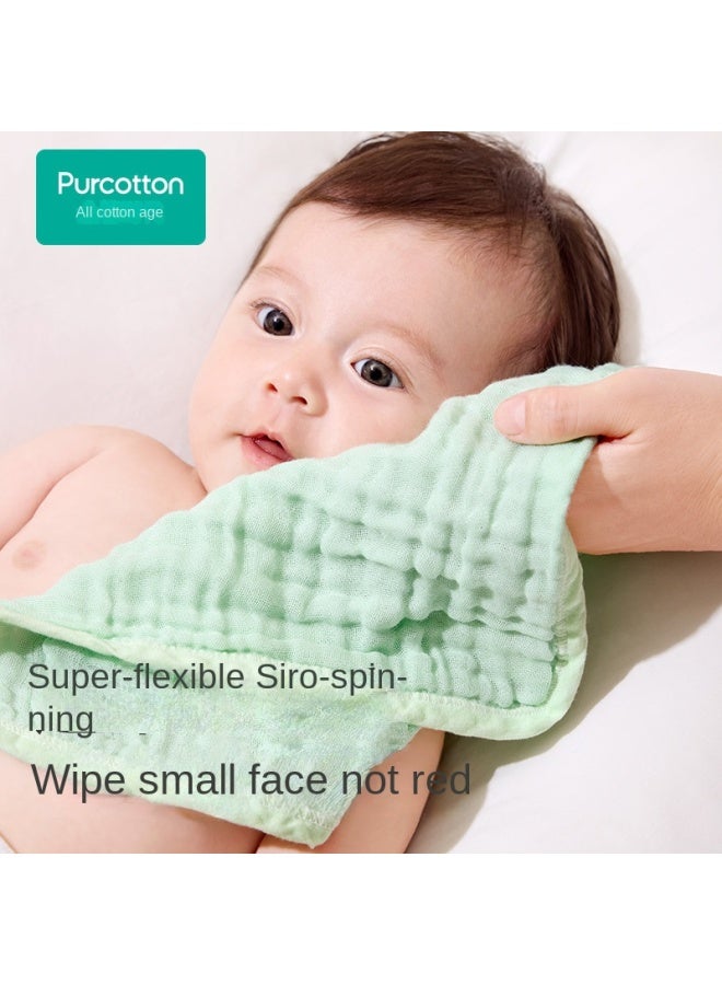 purcotton Cotton】multi-layer Gauze Handkerchiefs For Infants, Baby Face Towels, And Drool Bibs - Image 5