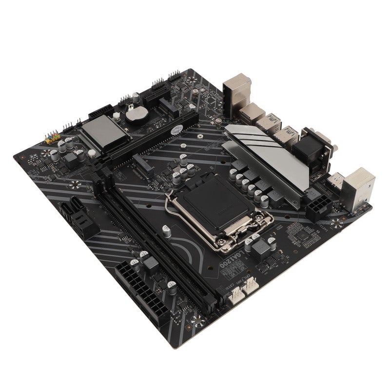 Gaming Motherboard ATX 225x190mm Full Speed M.2 Interface Desktop Motherboard - Pre-Installed I/O Shielding LGA 1200 Socket Motherboard for 10th 11th Gen Core Pentium Gold Celeron Desktop PCs - Image 2