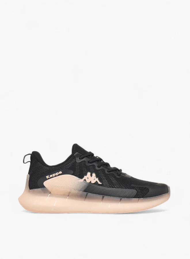 Kappa Women's Textured Lace-Up Sports Shoes with Pull Tab