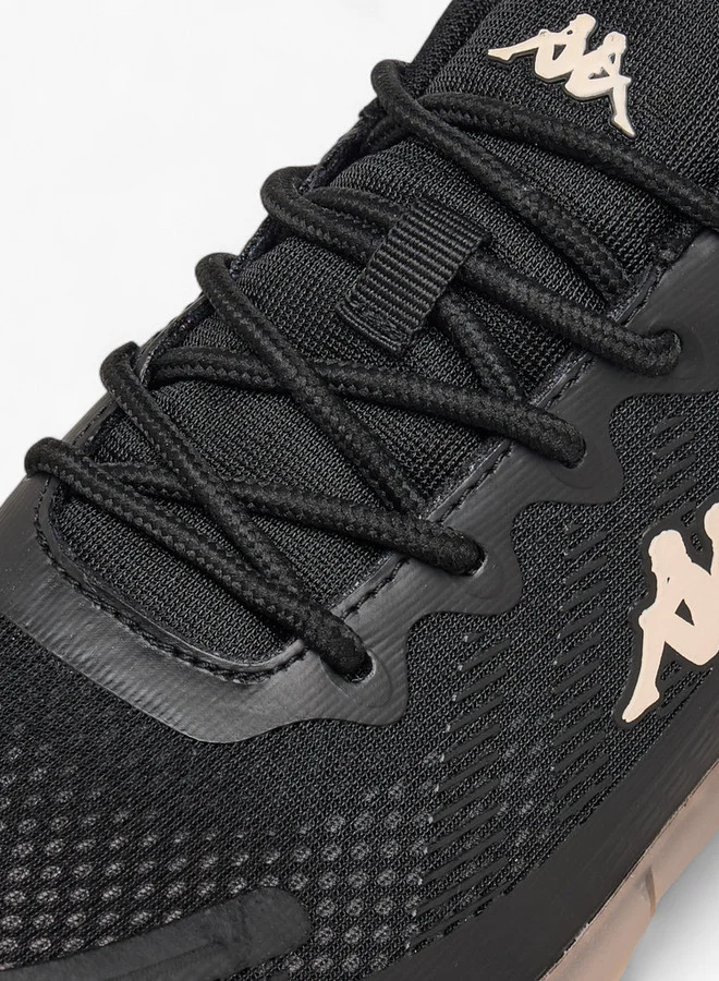 Kappa Women's Textured Lace-Up Sports Shoes with Pull Tab