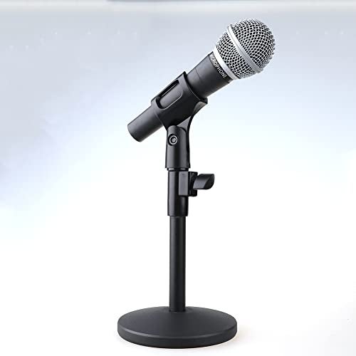 ZRAMO Desk Top Adjustable Stand for Retro Microphone Large Size Microphone, come with Two Clip (not Including any Mics) - Image 5